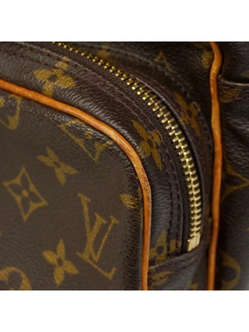 ★SOLD★ Louis Vuitton Shoulder Bag Monogram Nile Brown - Picture 6 of 10